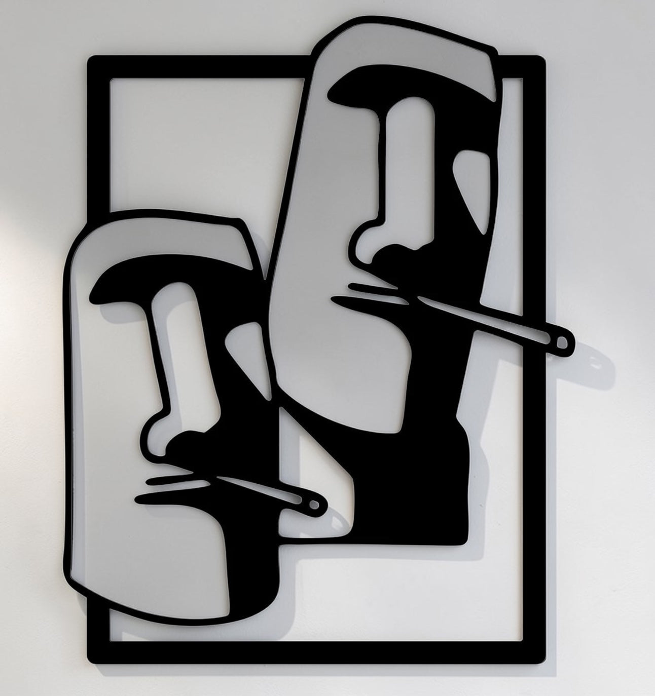 Moai — Metal Wall Art