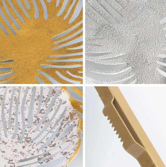Aurelia Leaves — Large Metal Wall Decor
