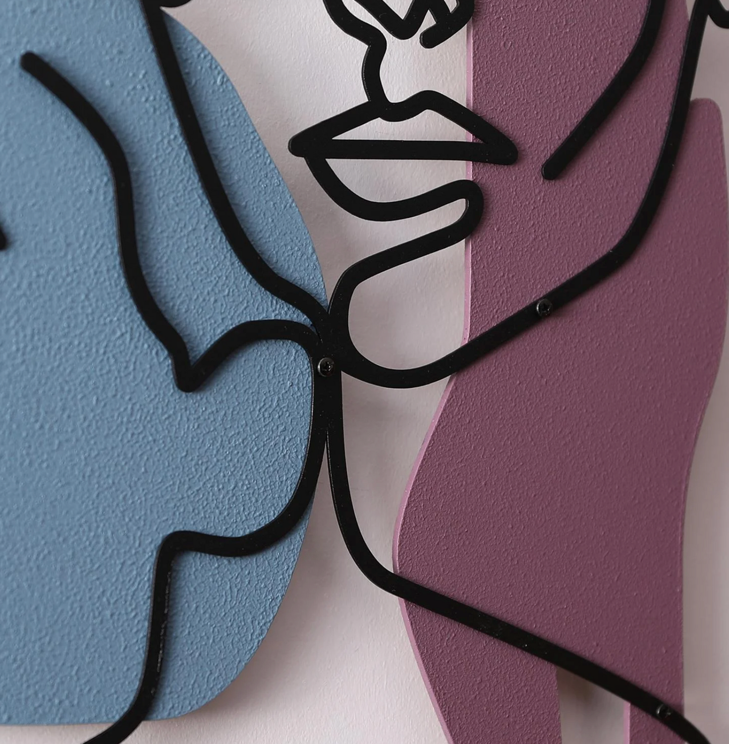 Faces — Colorful Metal Wall Decor