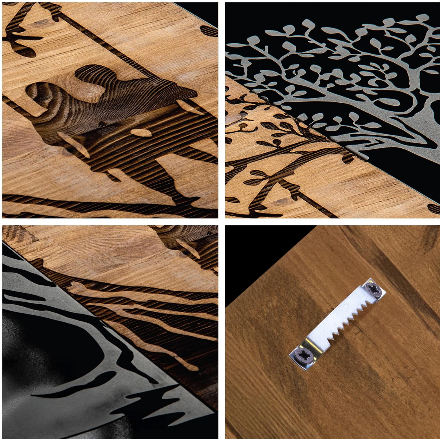 Love Tree — Wood&Metal Wall Art