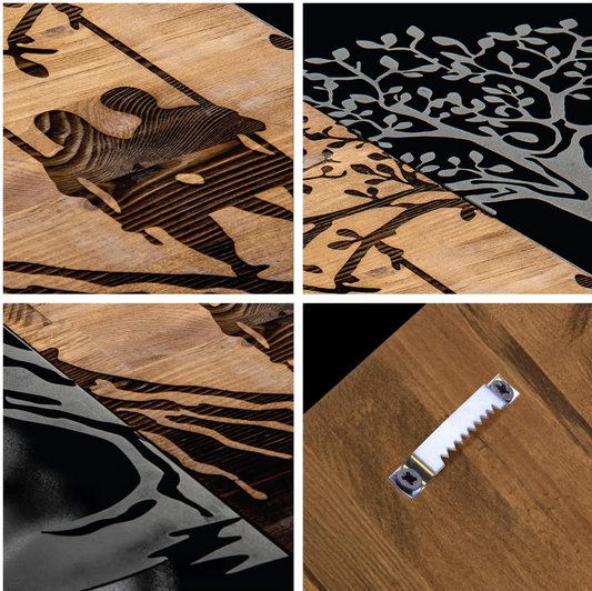 Love Tree — Wood&Metal Wall Art