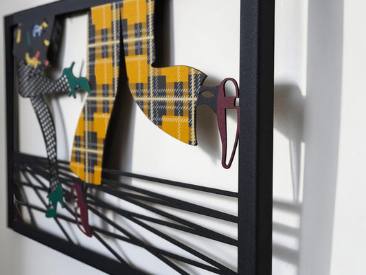 Happy Feet — Colorful Metal Wall Decor