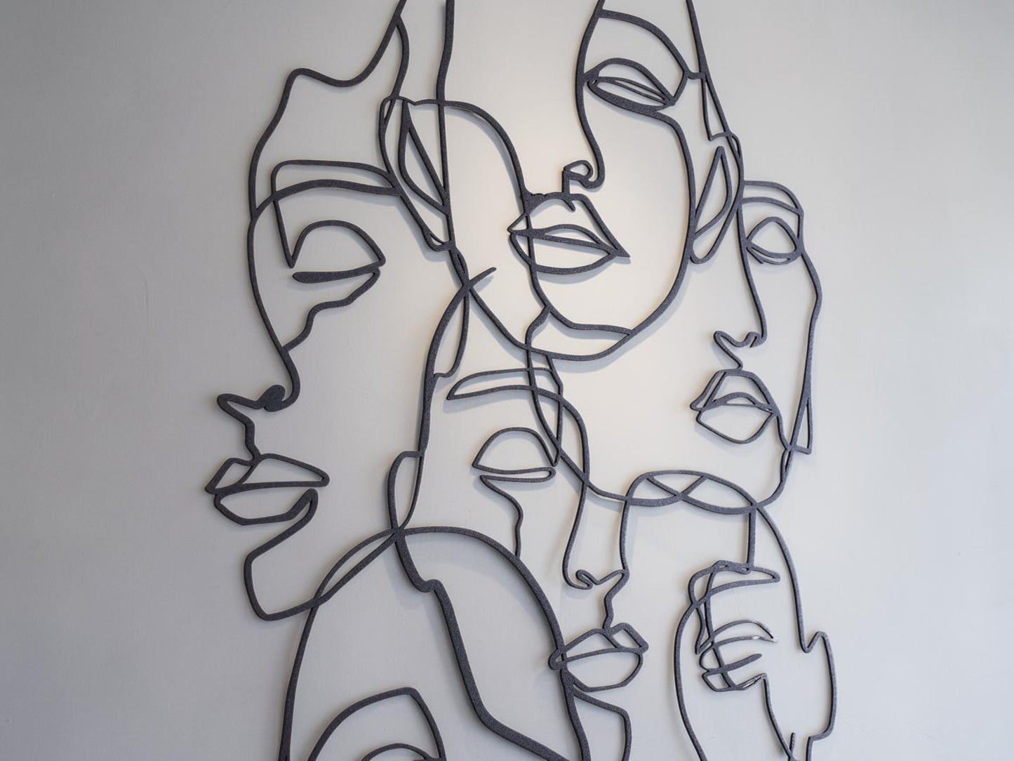 Silent Expressions — Metal Wall Art