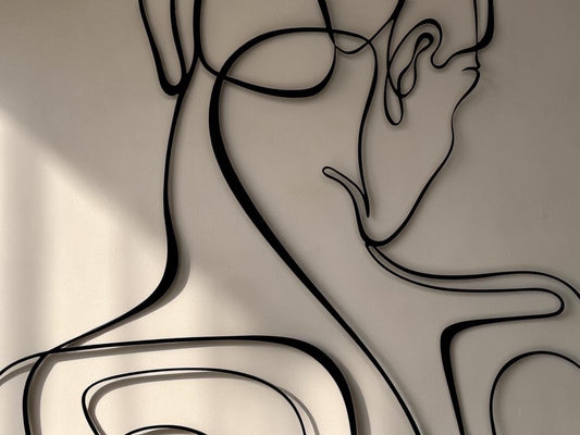 Feminine Line — Metal Wall Decor