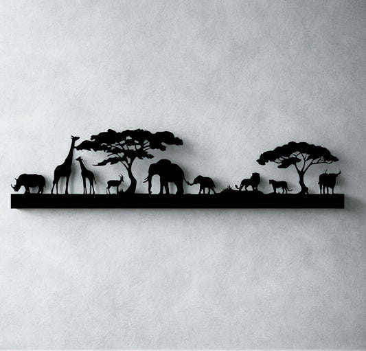 Safari Shadow — Metal Wall Decor