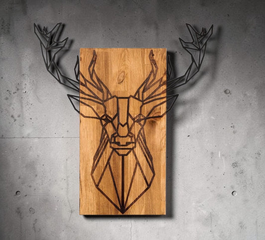 Deer — Wood&Metal Wall Art