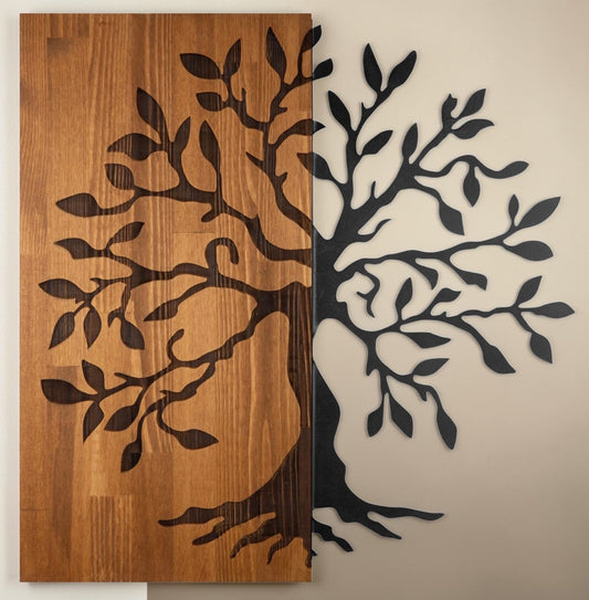 The Root — Wood&Metal Wall Decor
