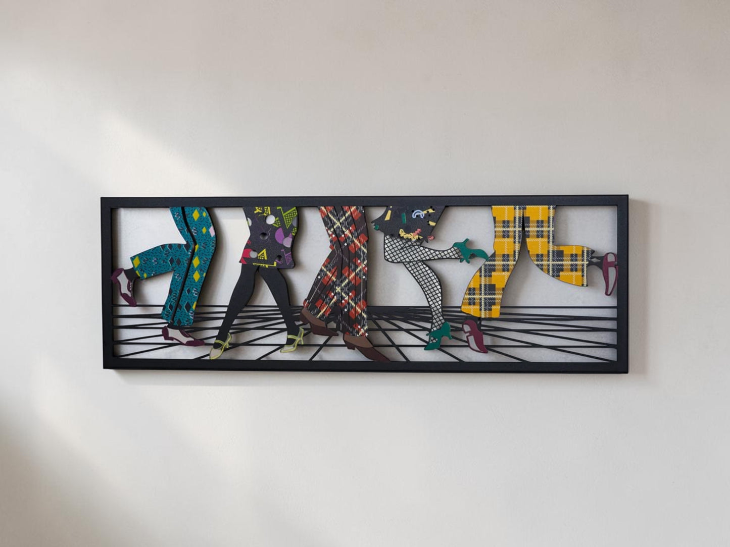 Happy Feet — Colorful Metal Wall Decor
