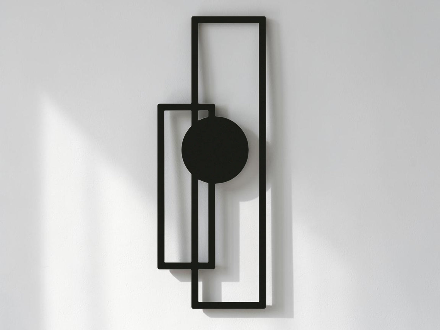 Geometric Balance — Metal Wall Art