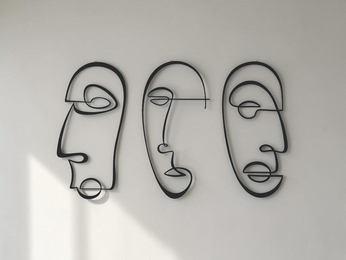 Abstract Faces — Metal Wall Art
