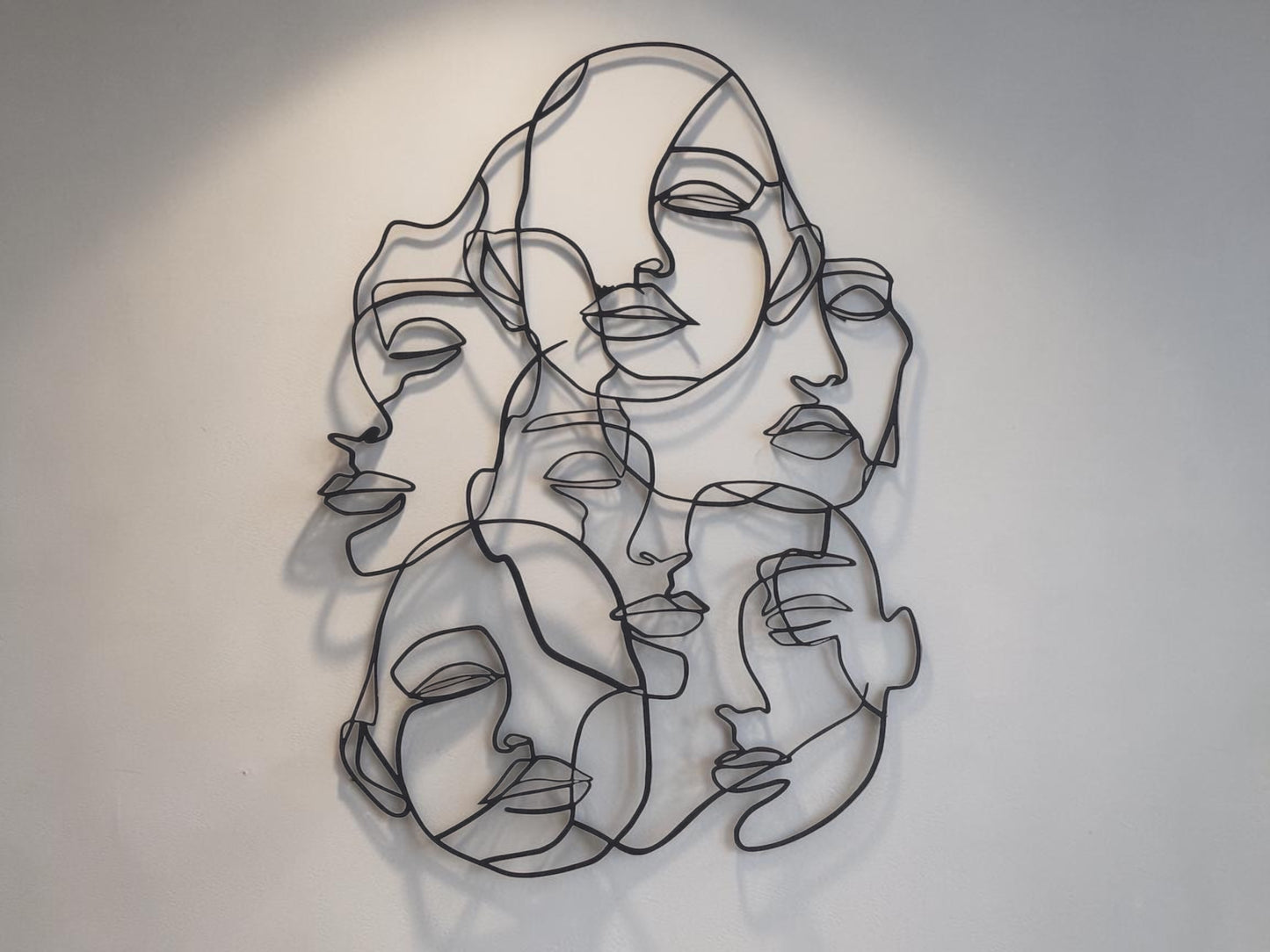Silent Expressions — Metal Wall Art