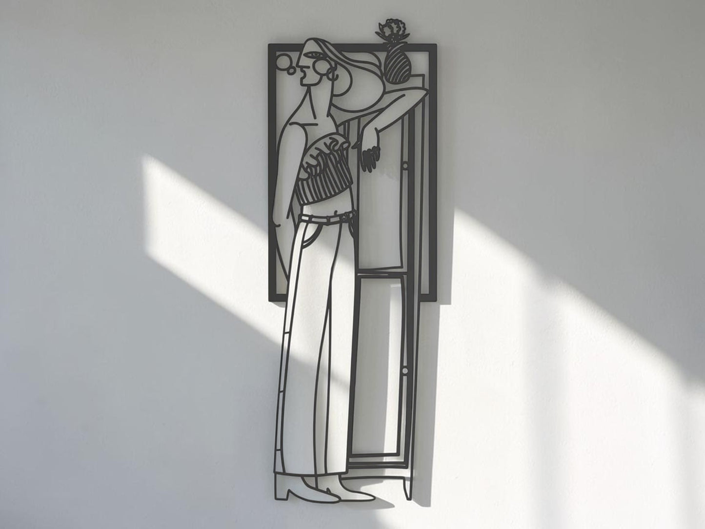 Modern Muse — Minimal Metal Wall Art