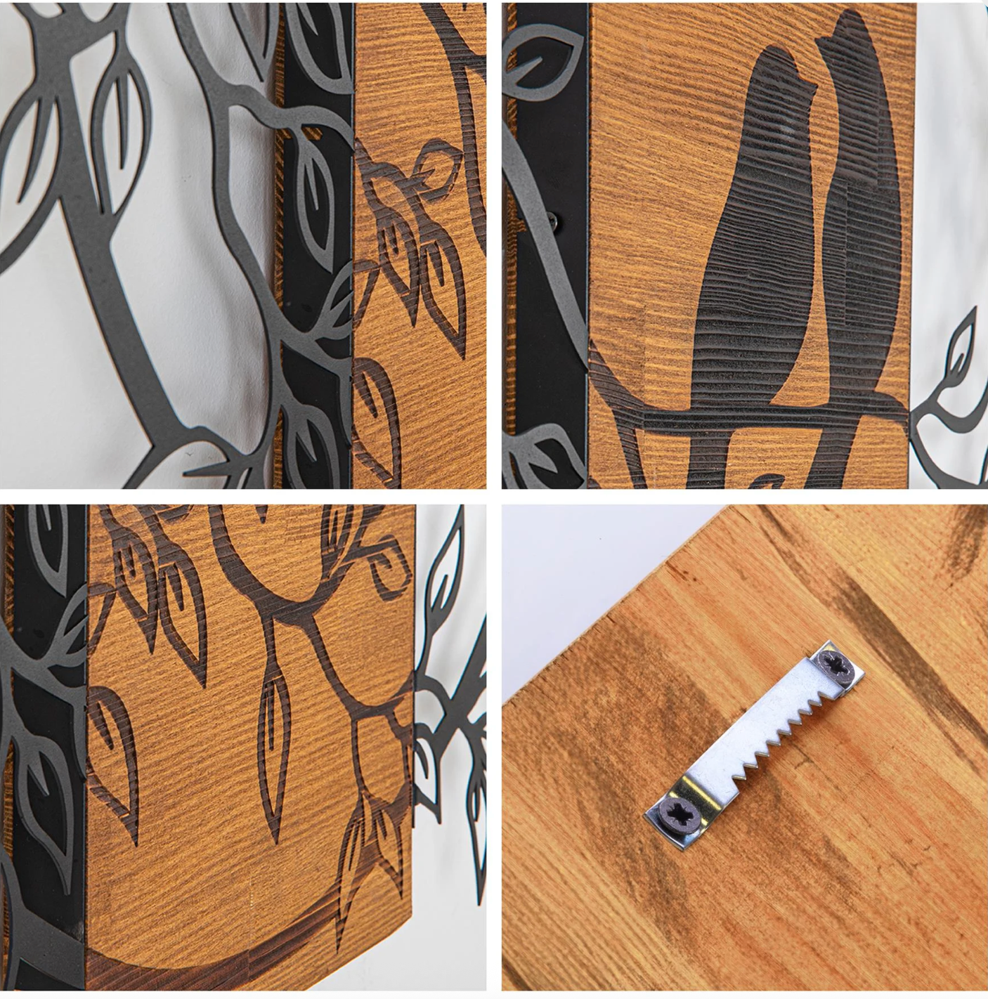 Love Birds — Wood&Metal Wall Decor