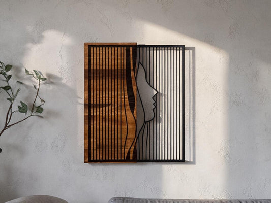Breathe — Wooden & Metal Wall Art
