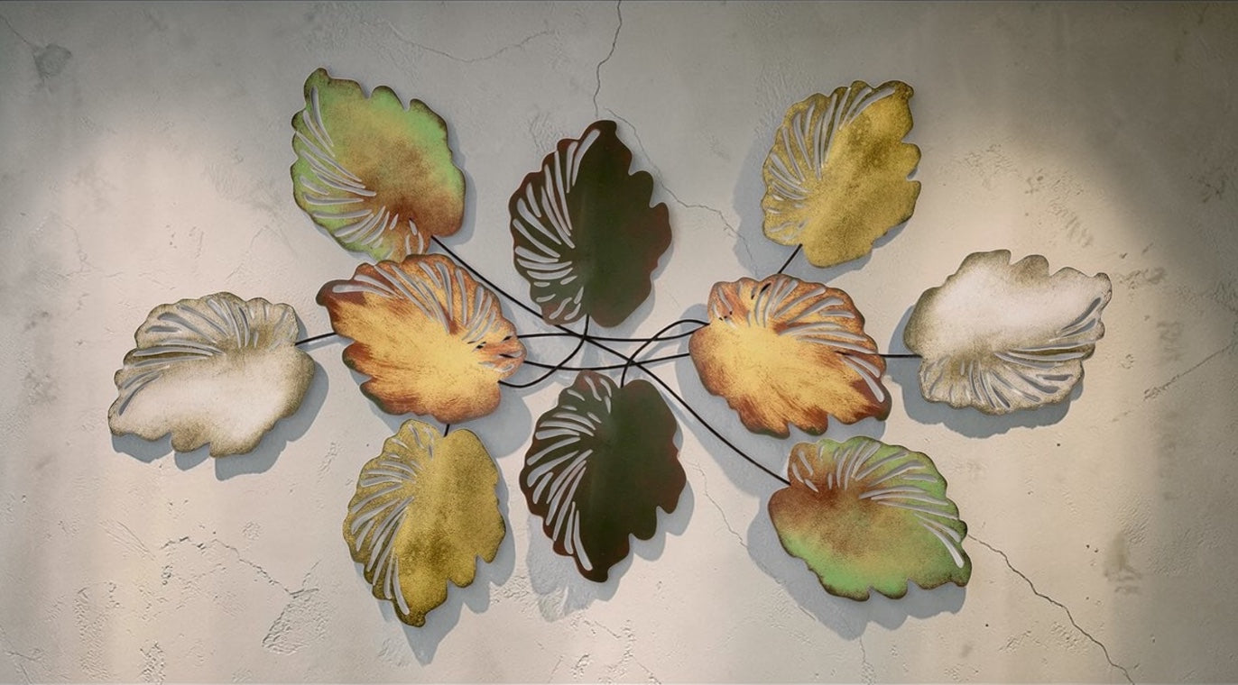 Autumn Leaves — Large Metal Wall Decor