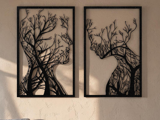 Fairwell — 2 Piece Metal Wall Art