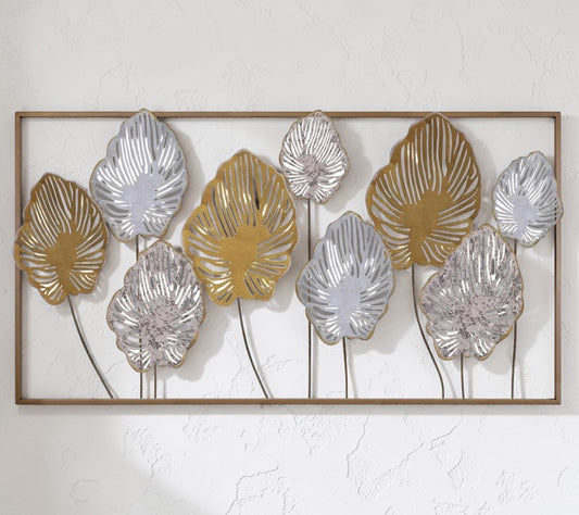 Aurelia Leaves — Large Metal Wall Decor