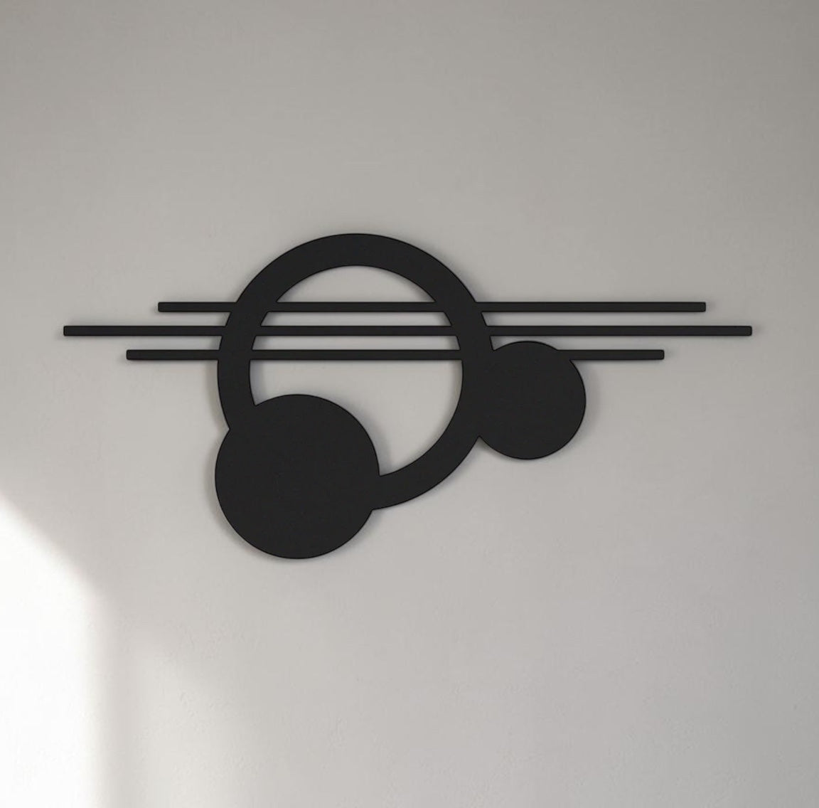 Black Hole — Geometric Metal Wall Decor