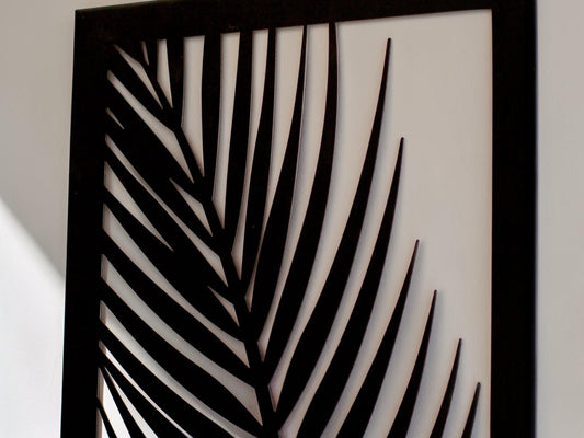 Nature Leaf — Minimal Metal Wall Art