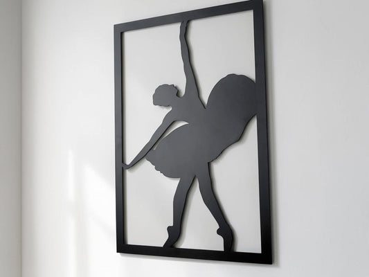 Ballet in Motion — 3 Piece Minimal Metal Wall Art